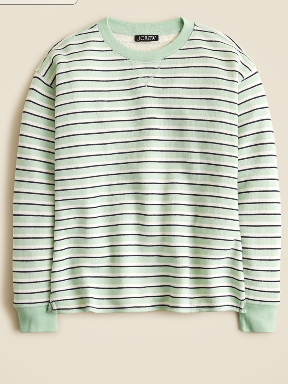 J crew Heritage terry relaxed crewneck sweatshirt